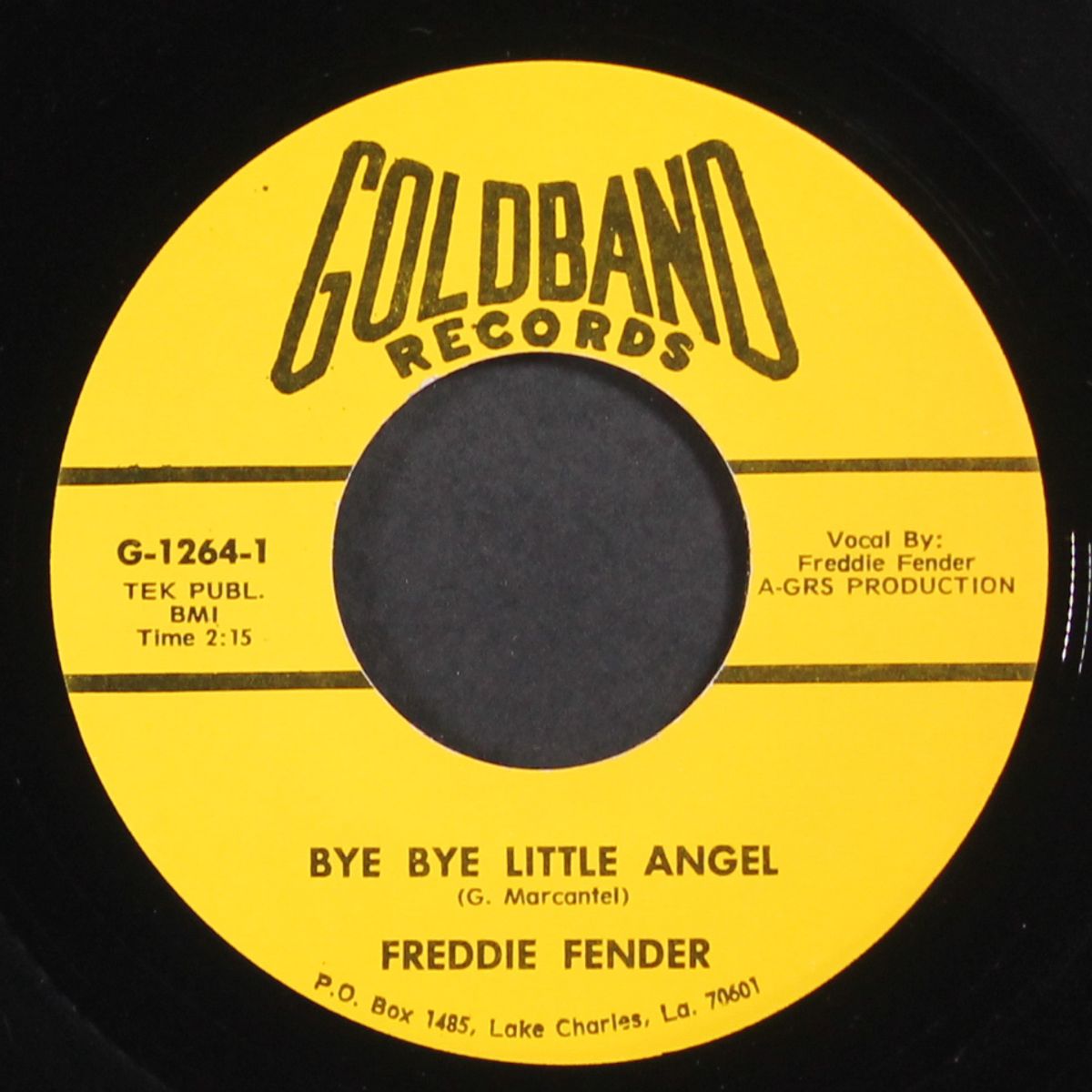 bye bye little angel / oh my love by FREDDIE FENDER