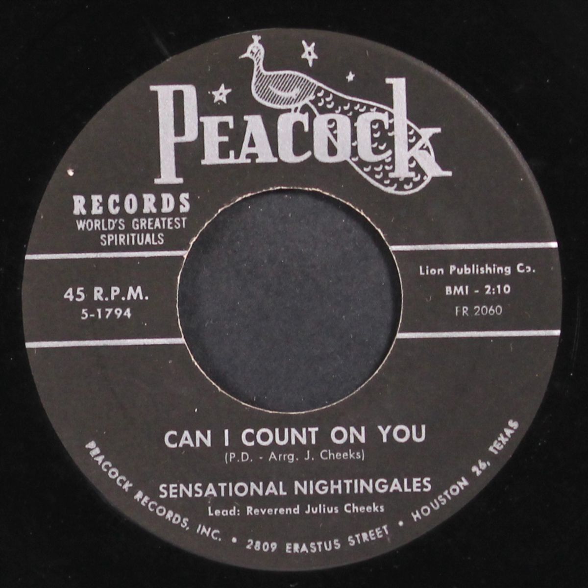 can i count on you by SENSATIONAL NIGHTINGALES