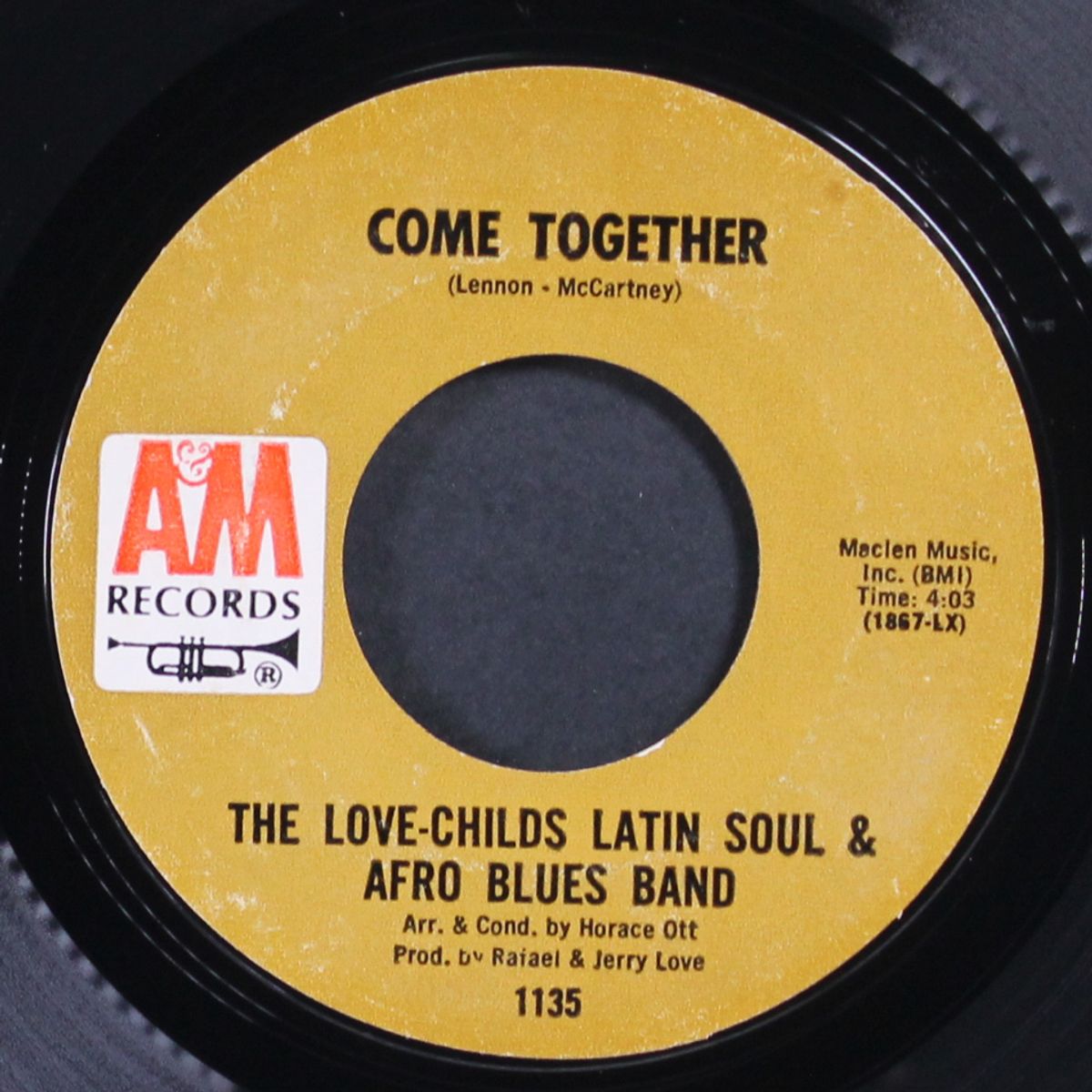 come together / paper sun by LOVE-CHILDS LATIN SOUL & AFRO BLUES BAND