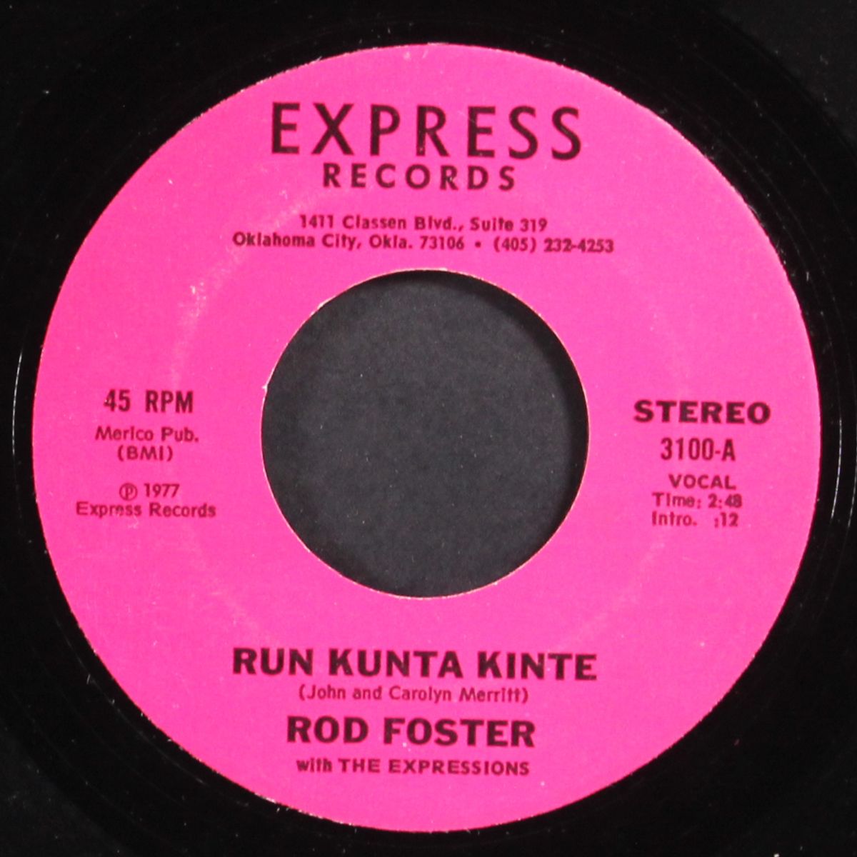 run kunta kinte / kunta's run by ROD FOSTER