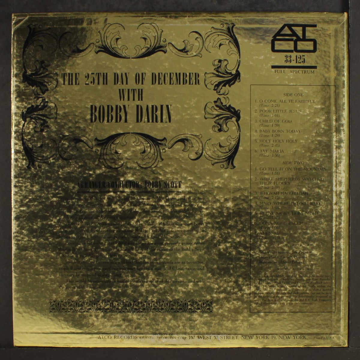 the 25th day of december by BOBBY DARIN