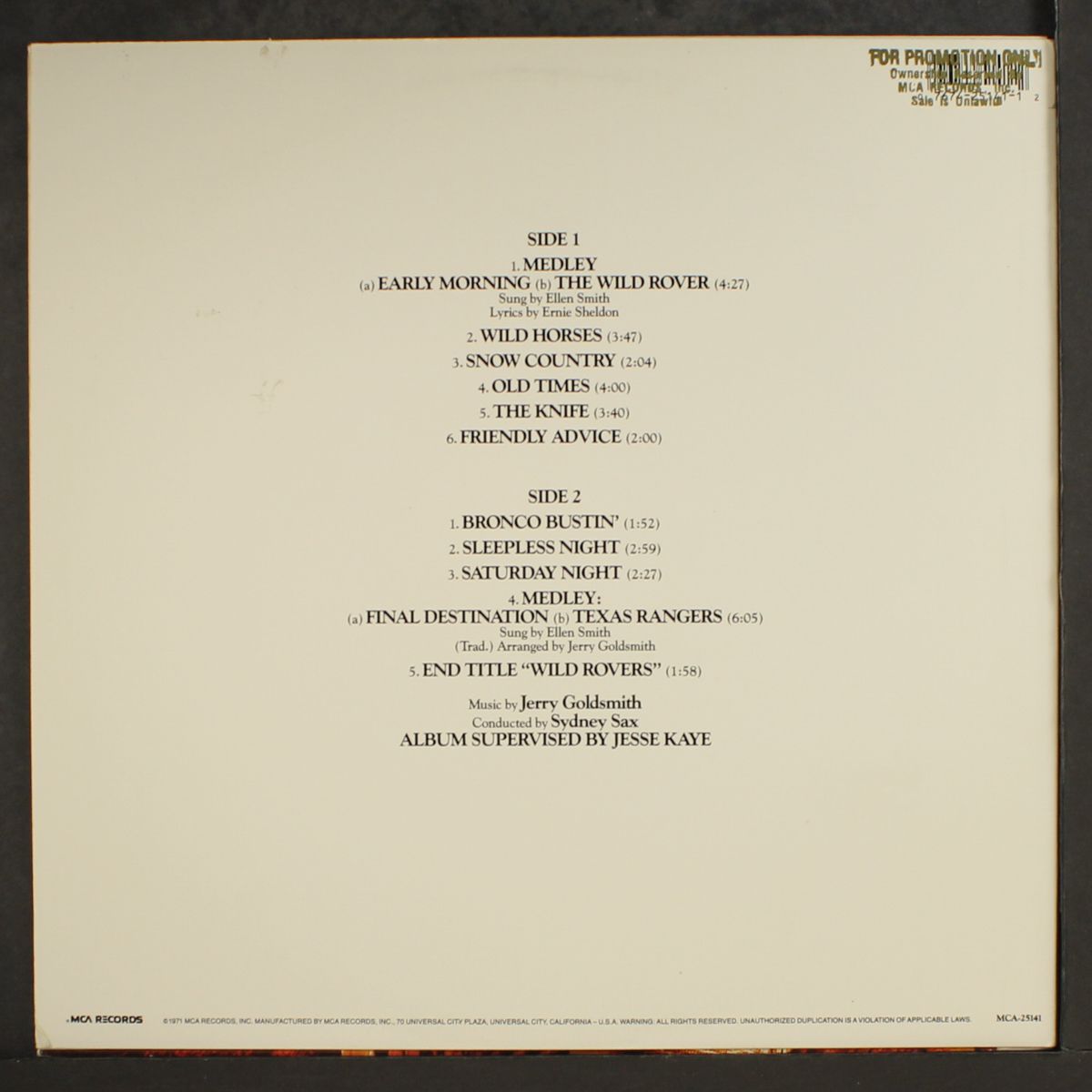 wild rovers by SOUNDTRACK
