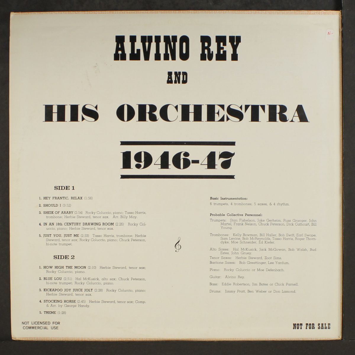 1946-47 by ALVINO REY