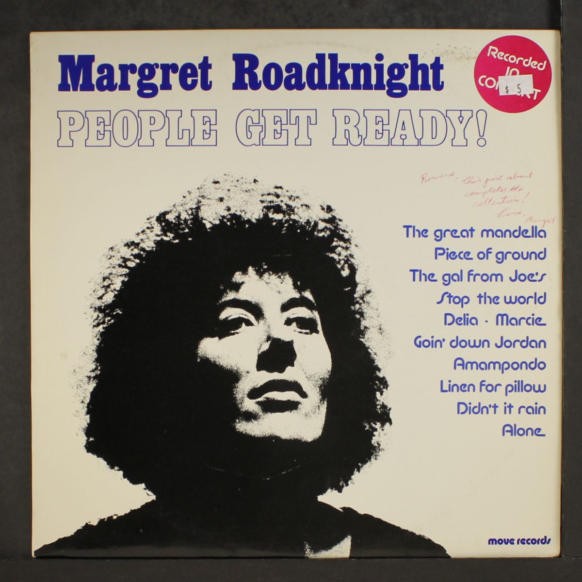 people get ready by MARGRET ROADKNIGHT