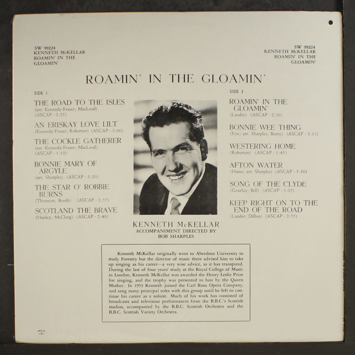 roamin' in the gloamin' by KENNETH MCKELLAR