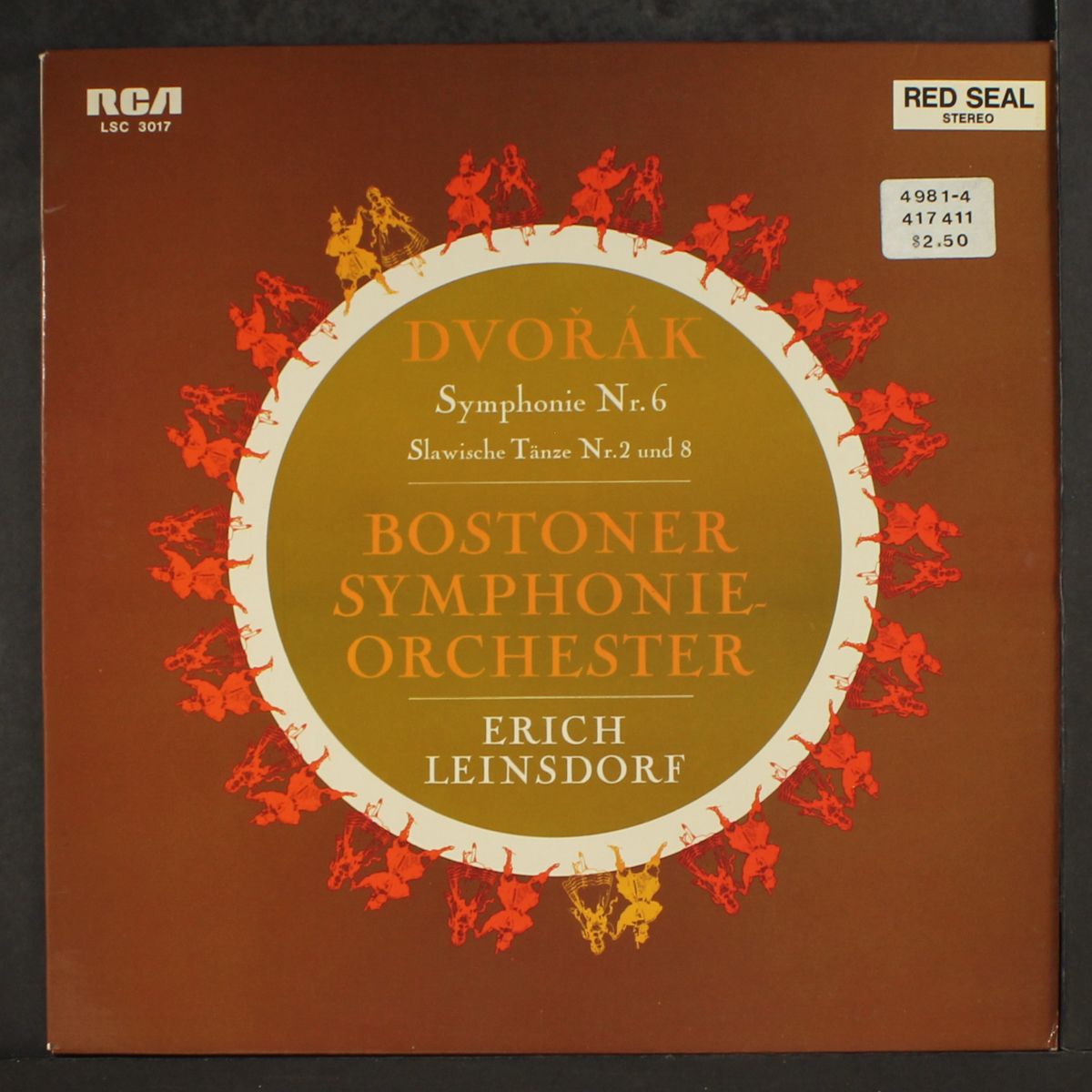 dvoark: symphony no. 6 / slavonic dances by ERICH LEINSDORF