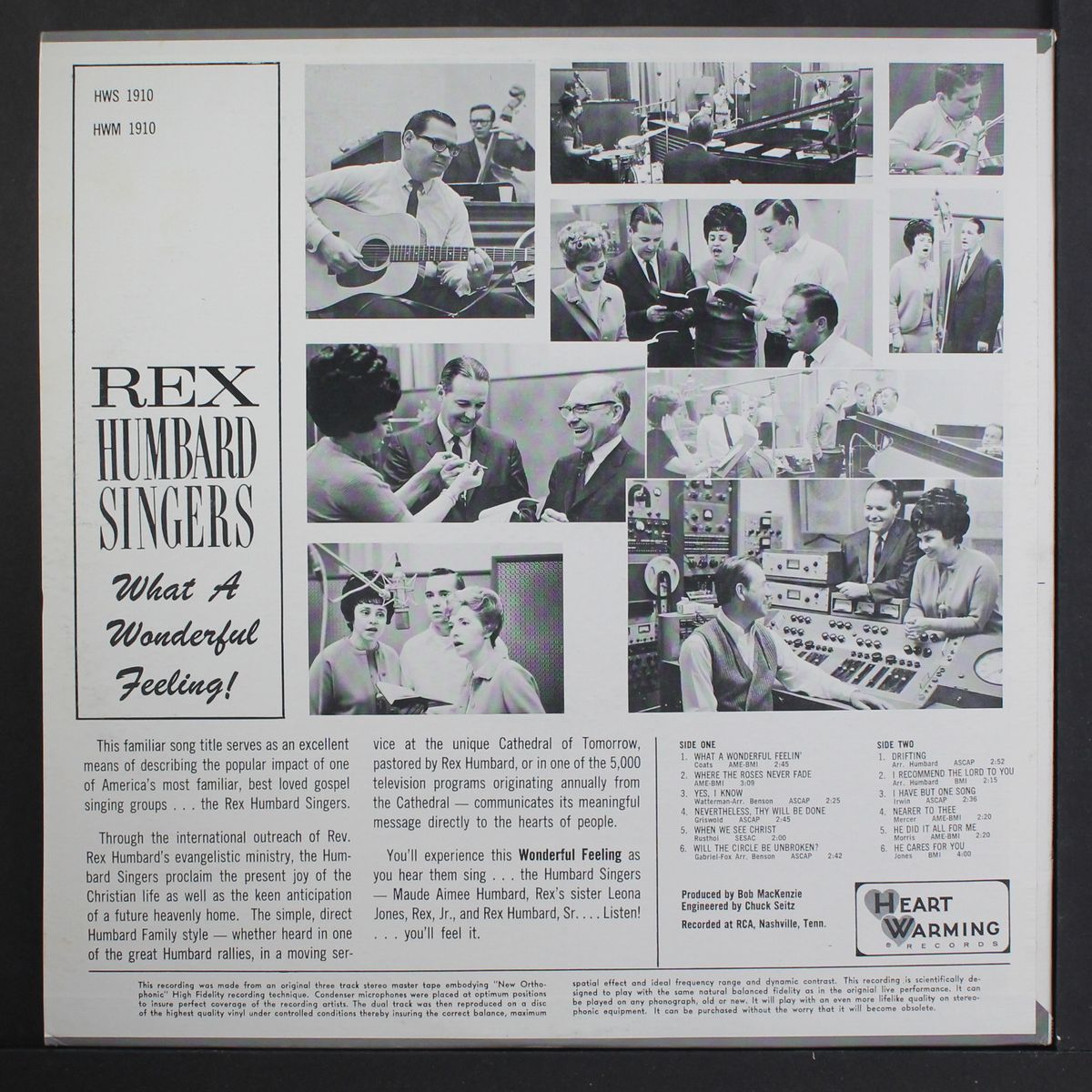 what a wonderful feeling by REX HUMBARD SINGERS