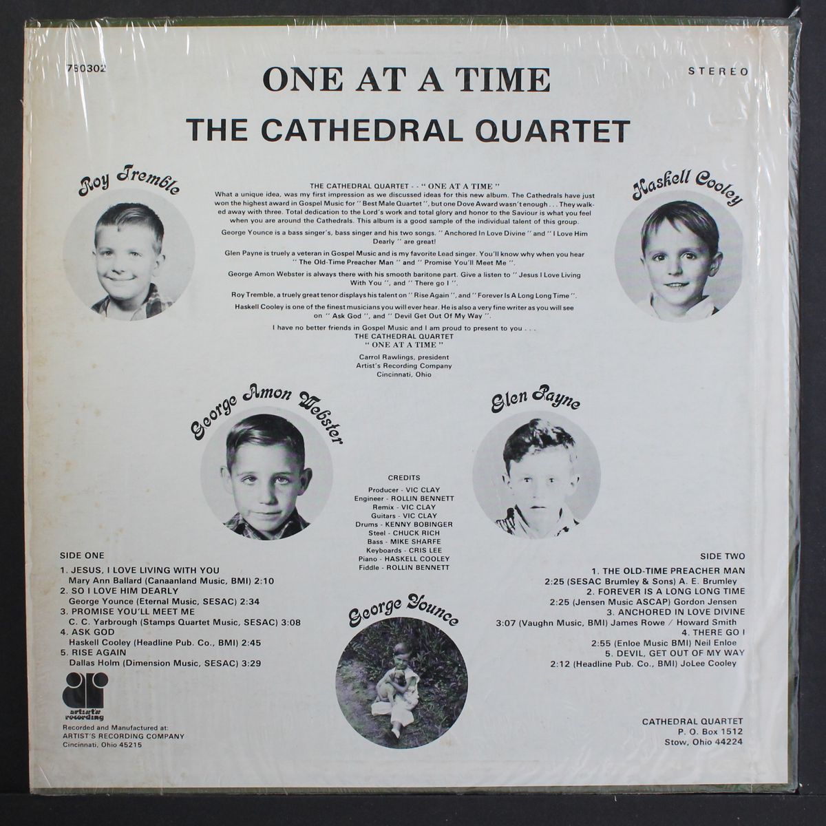 one at a time by CATHEDRAL QUARTET