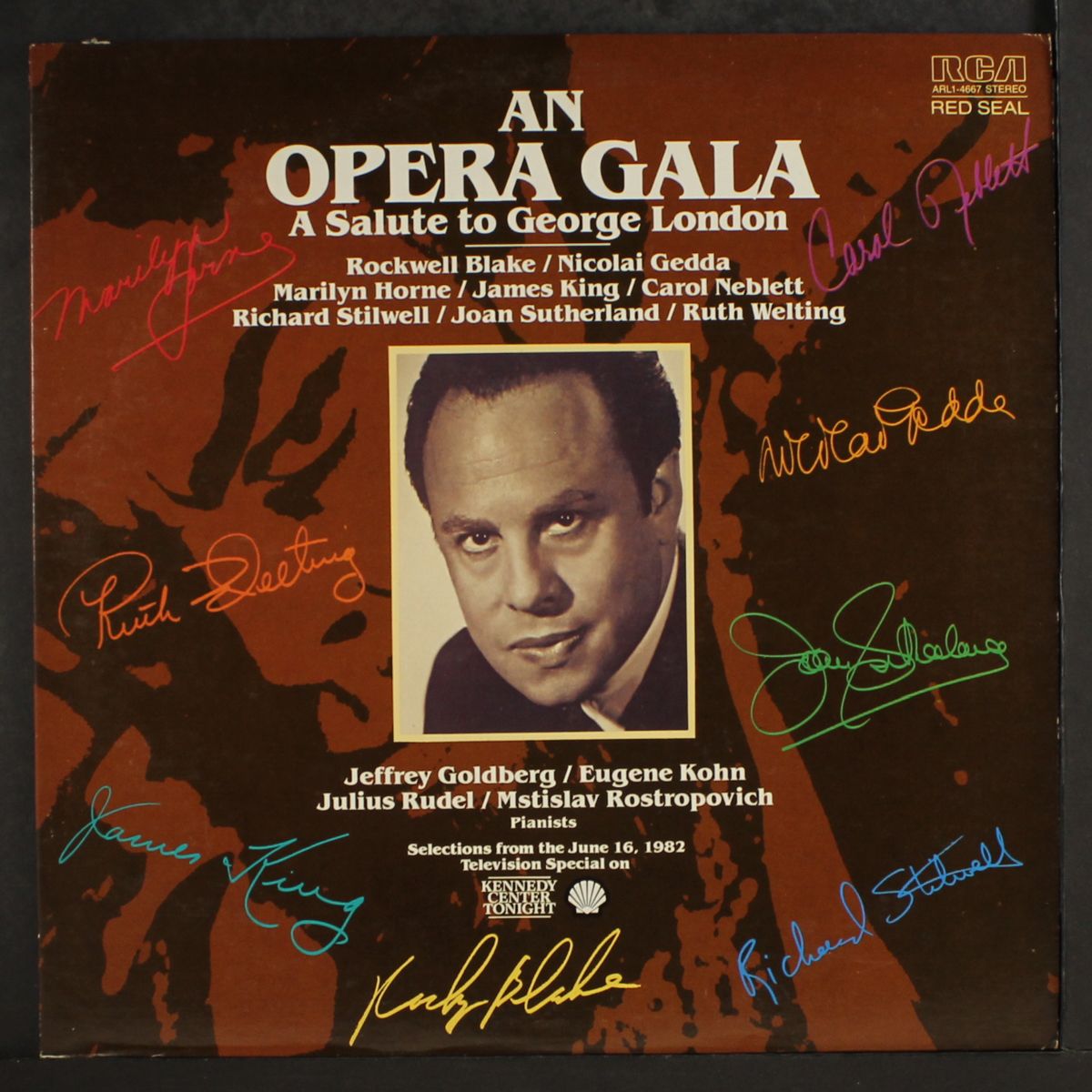 an opera gala, salute to george london by VARIOUS