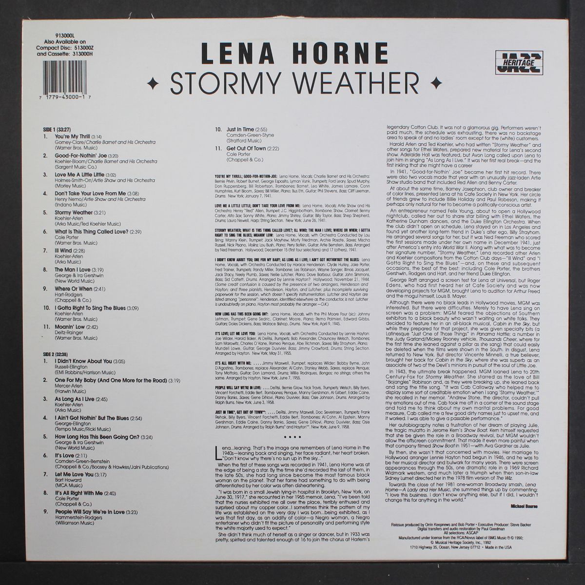stormy weather by LENA HORNE