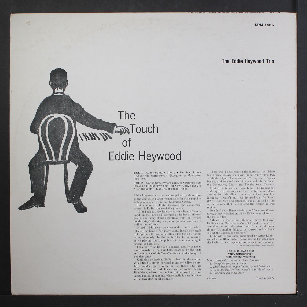 the touch of by EDDIE HEYWOOD