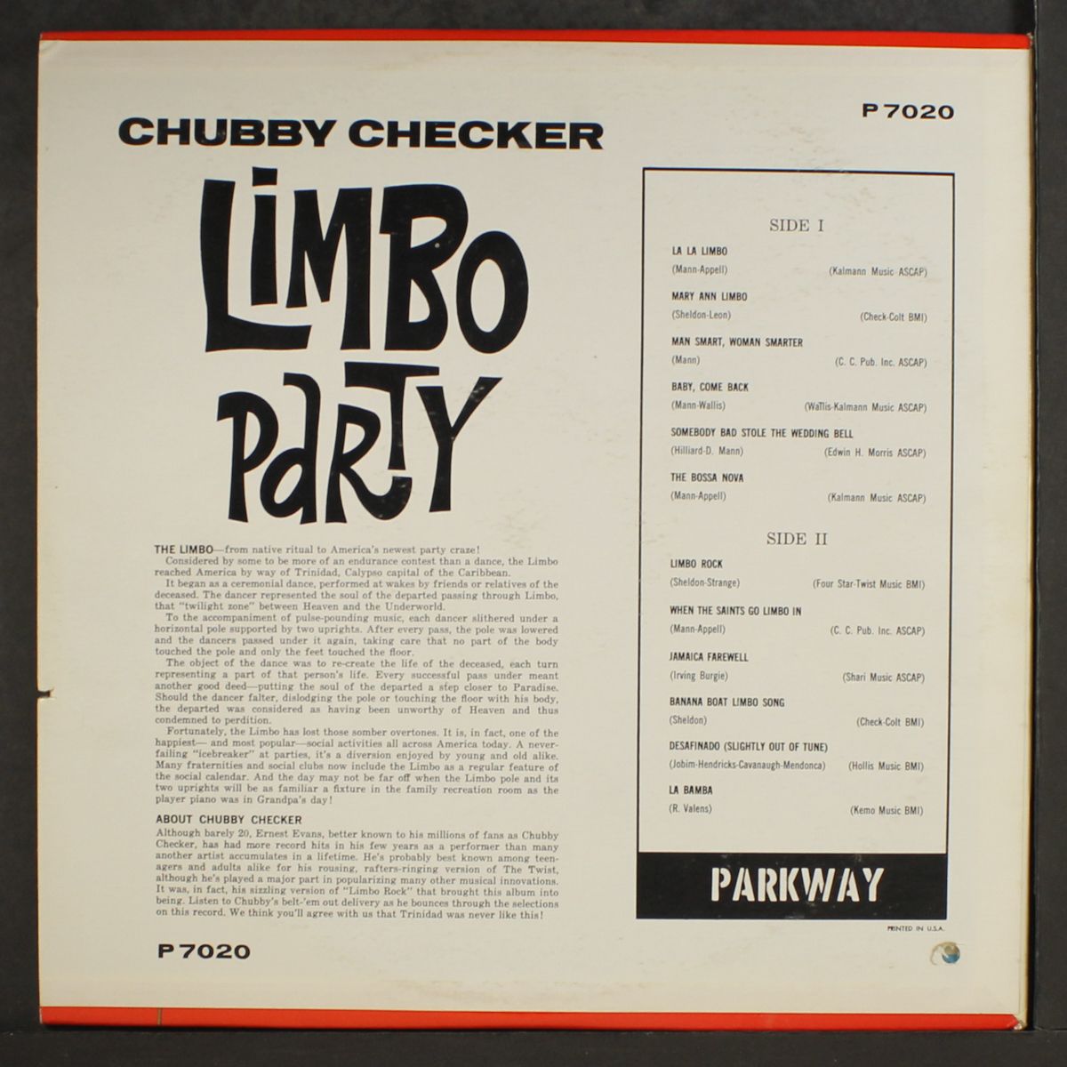 limbo party by CHUBBY CHECKER