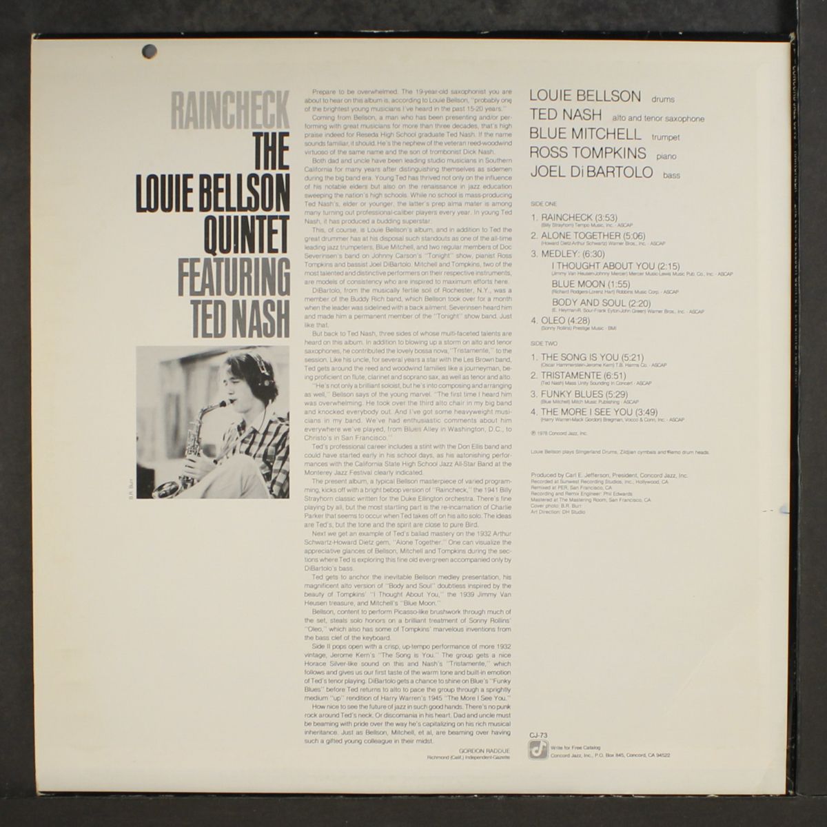 raincheck by LOUIE BELLSON