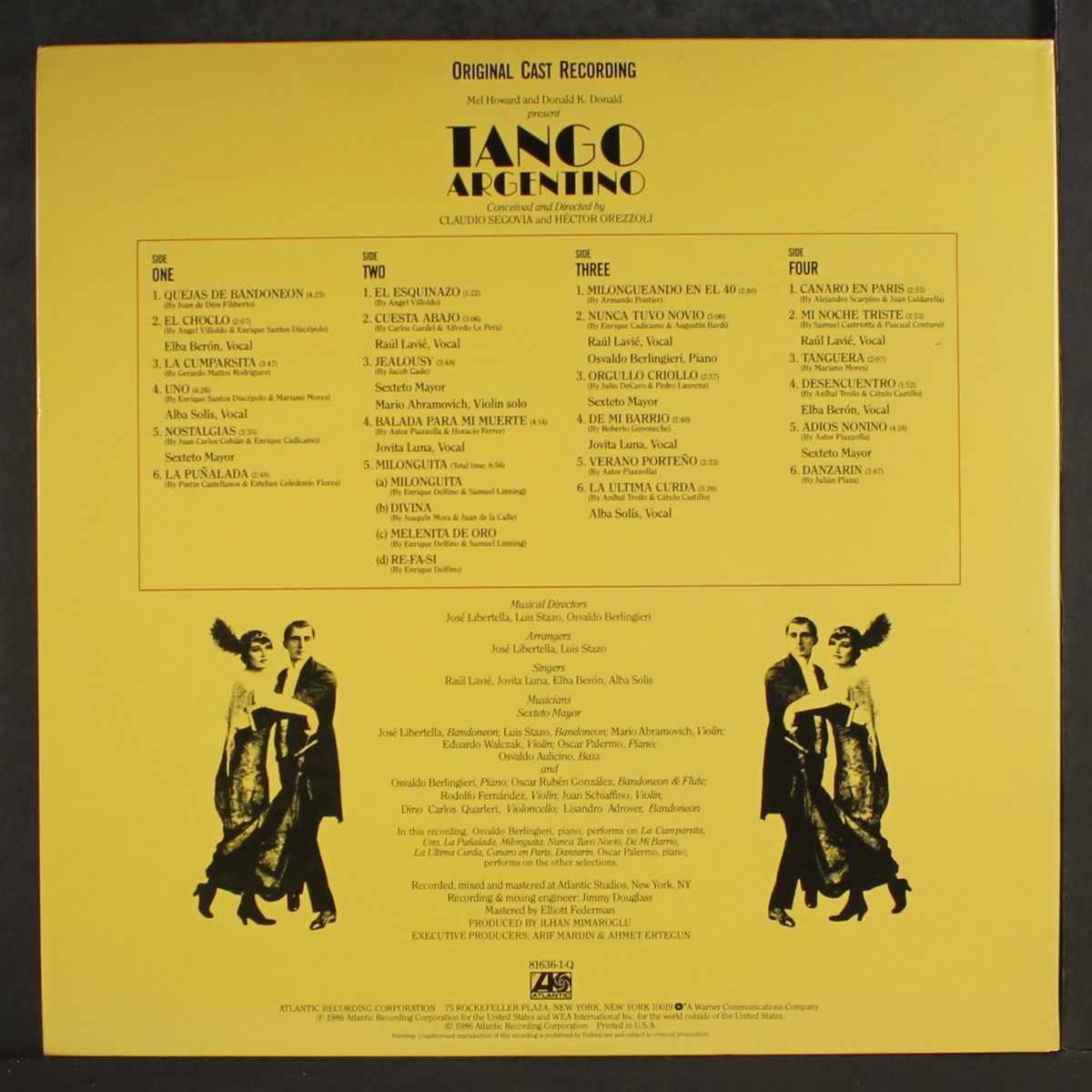 tango argentino by ORIGINAL CAST