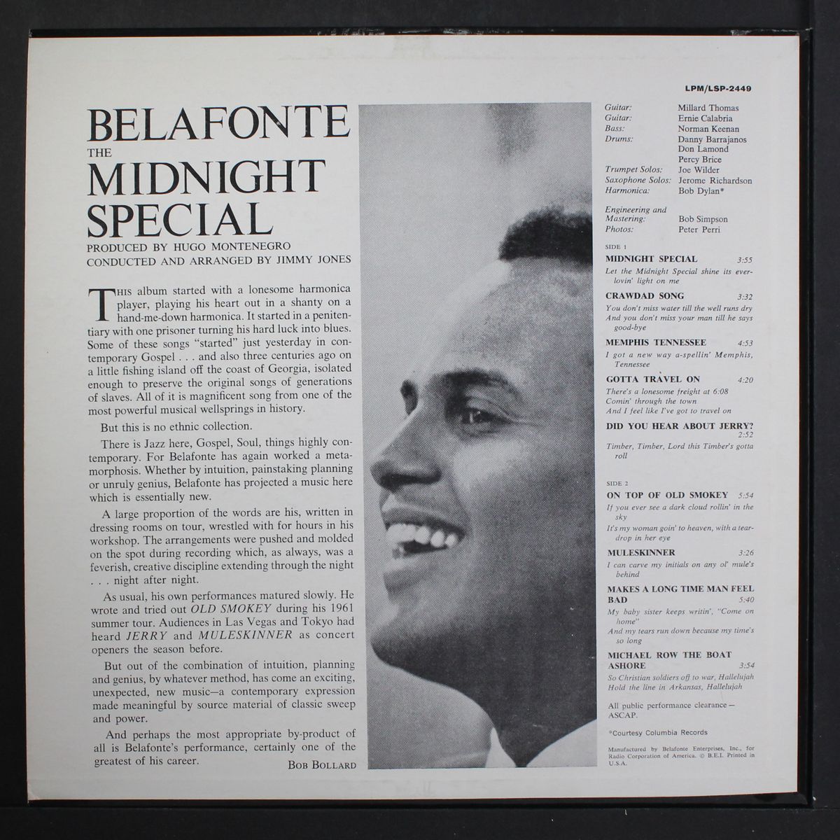 the midnight special by HARRY BELAFONTE