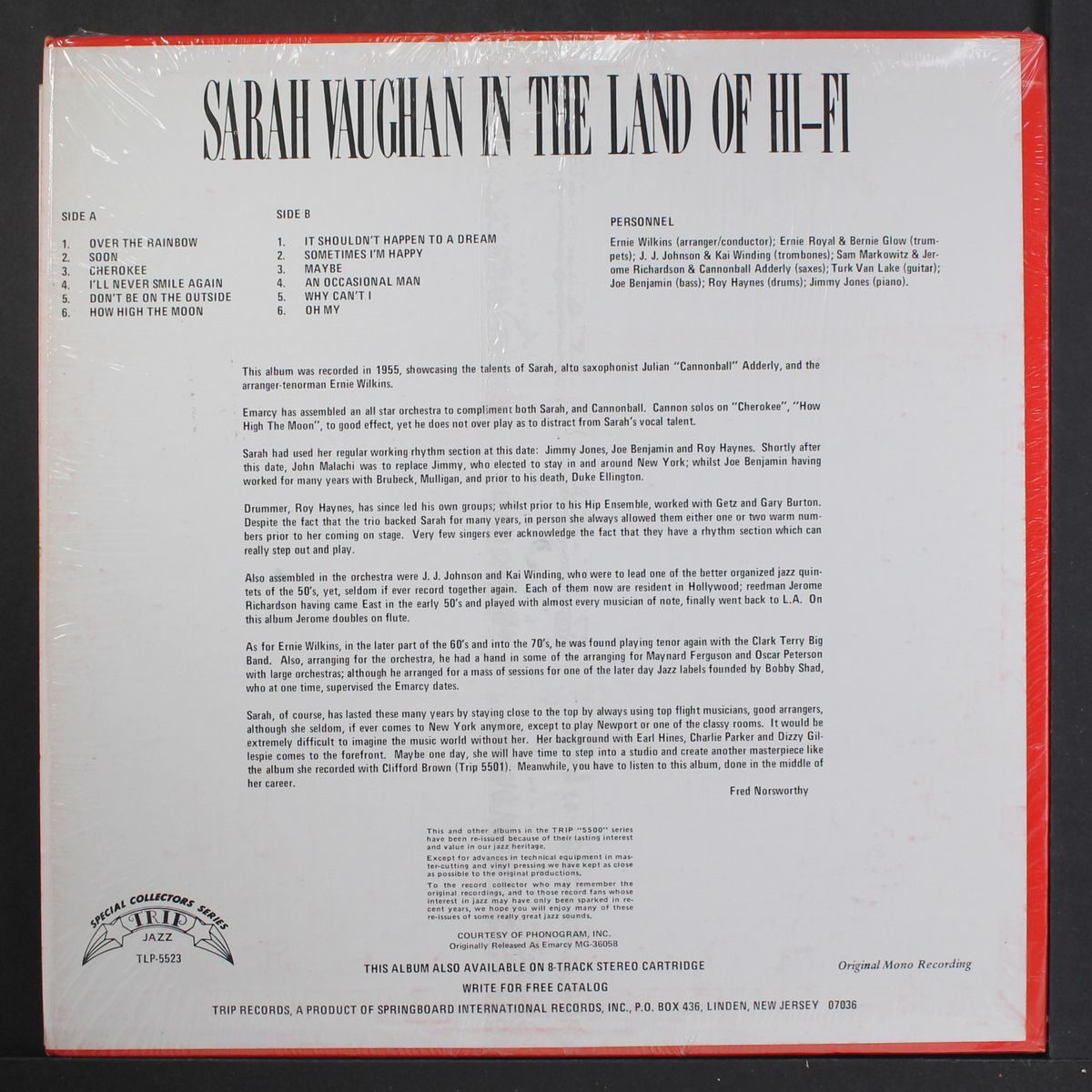 in the land of hi-fi by SARAH VAUGHAN