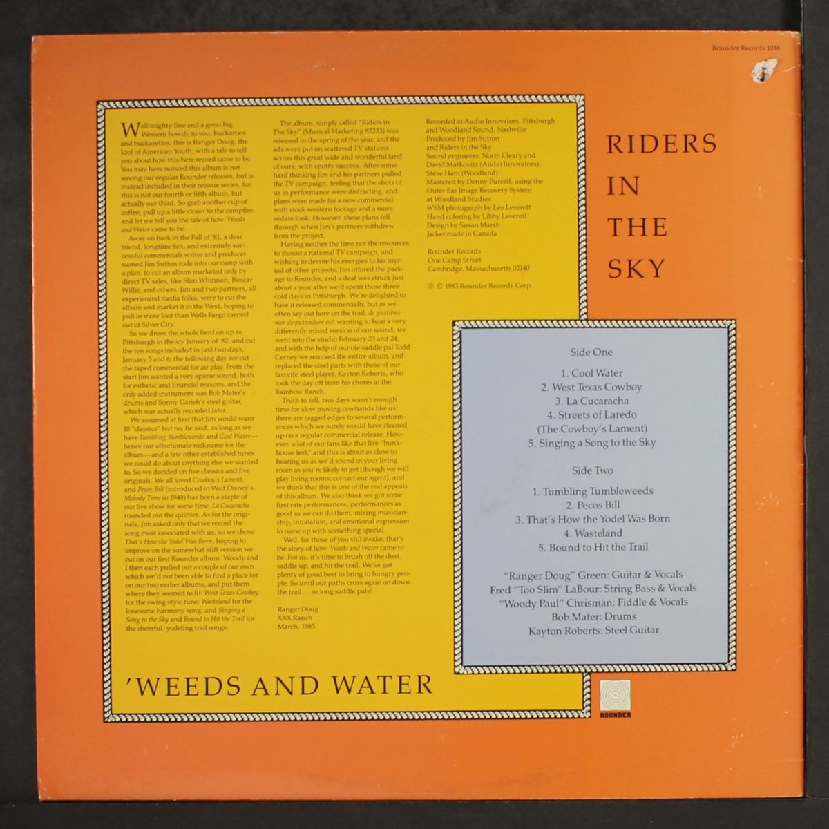 weeds & water by RIDERS IN THE SKY