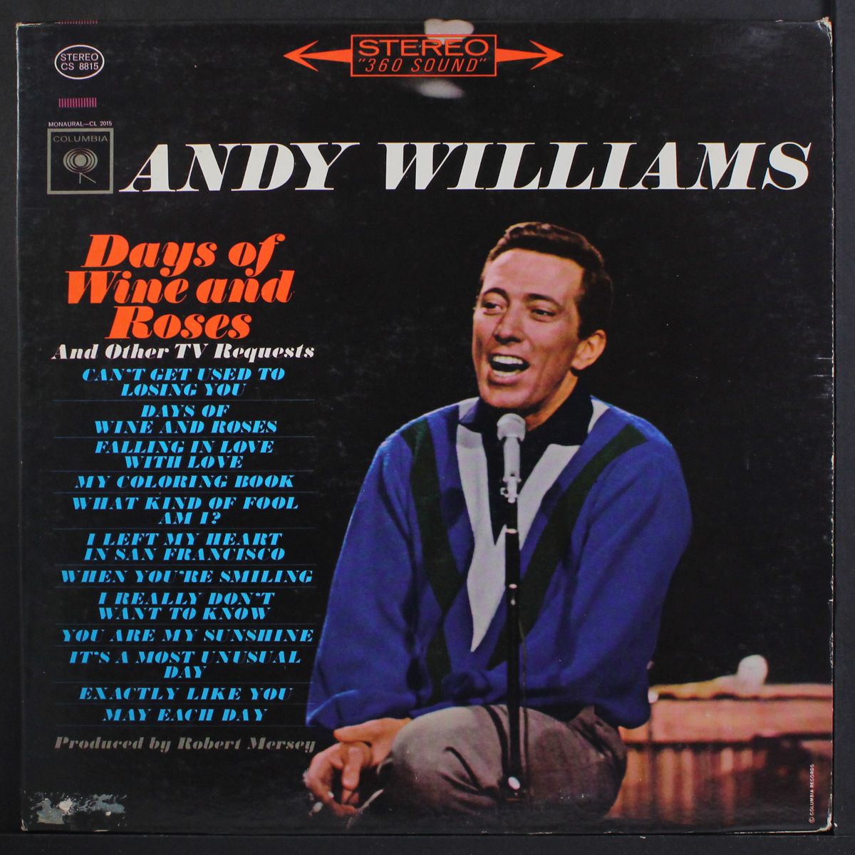 days of wine and roses by ANDY WILLIAMS