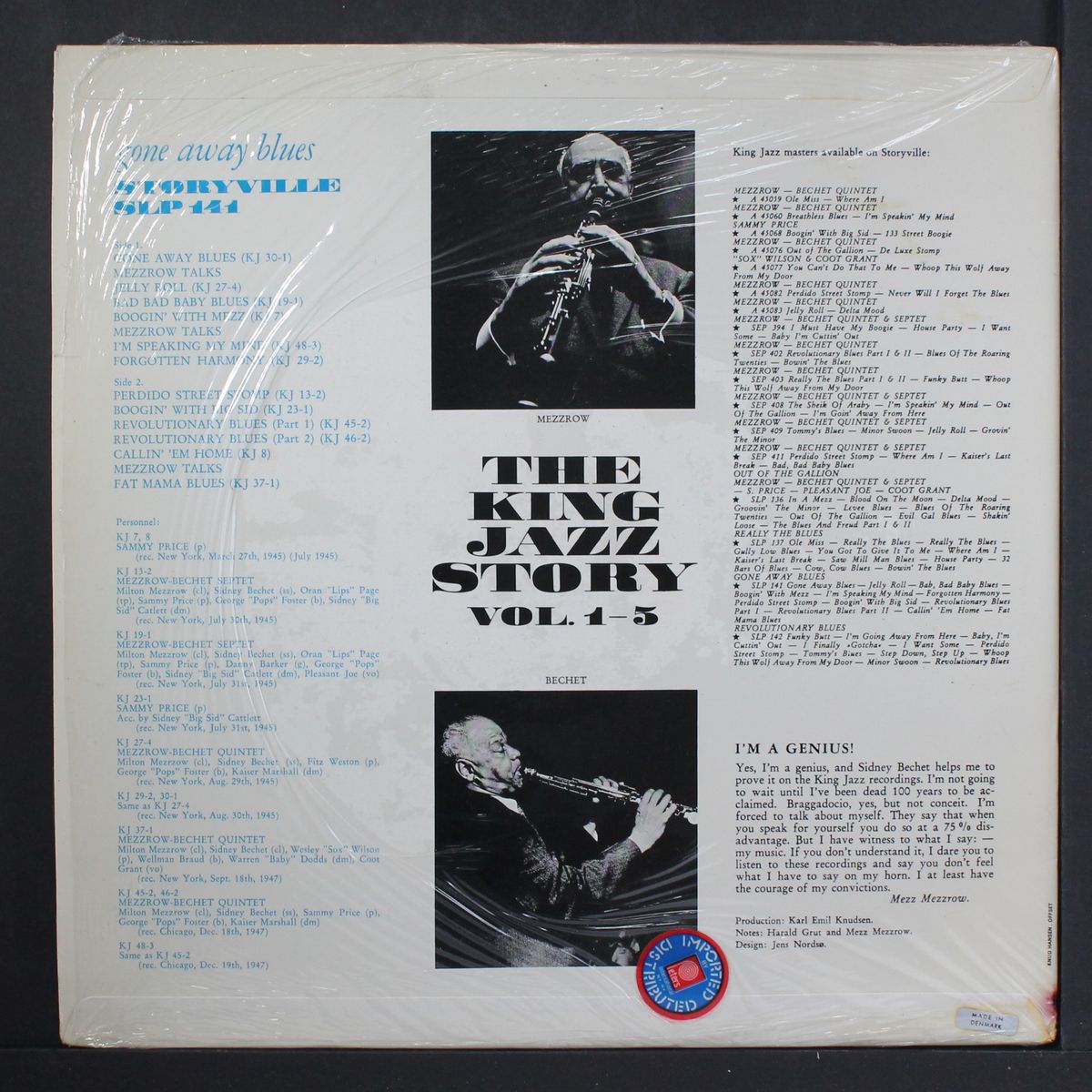 gone away blues by MEZZROW-BECHET QUINTET