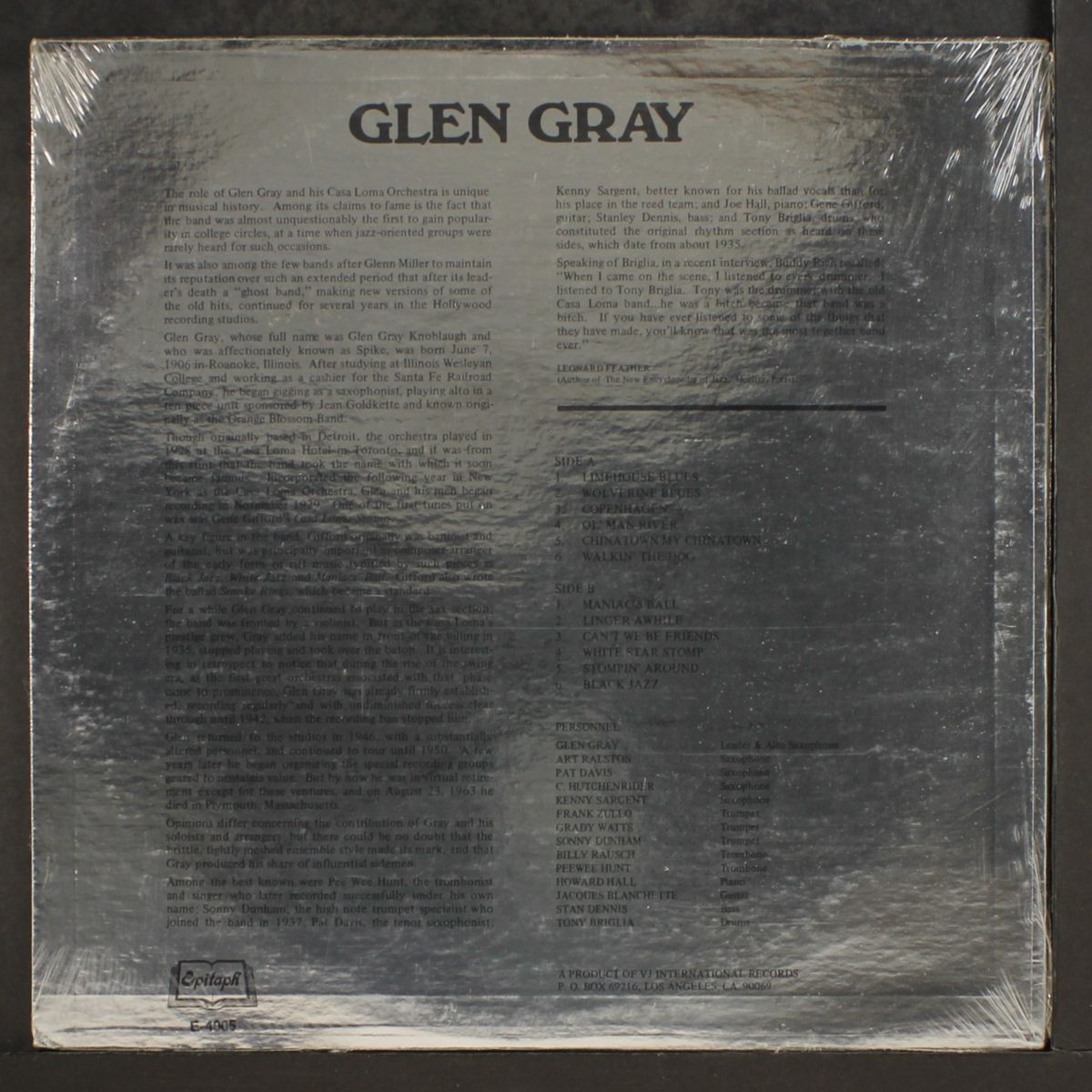 1907-1963 by GLEN GRAY