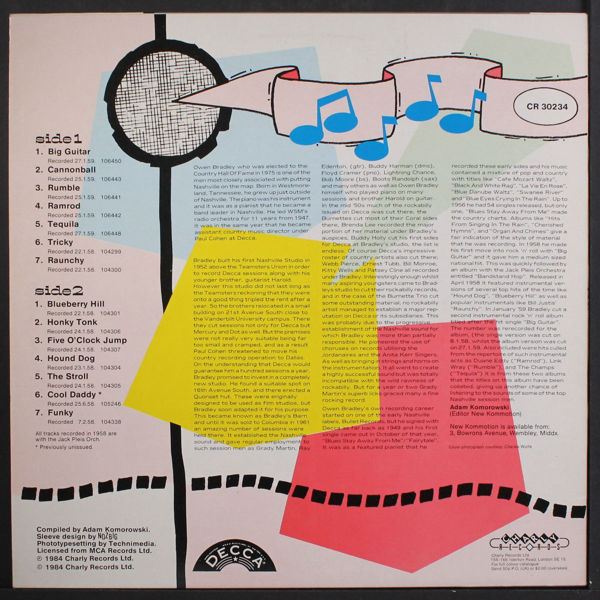 big guitar by OWEN BRADLEY
