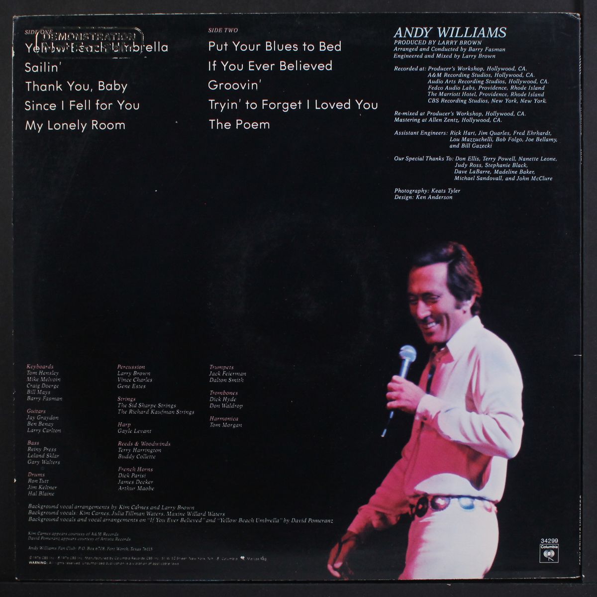 andy by ANDY WILLIAMS