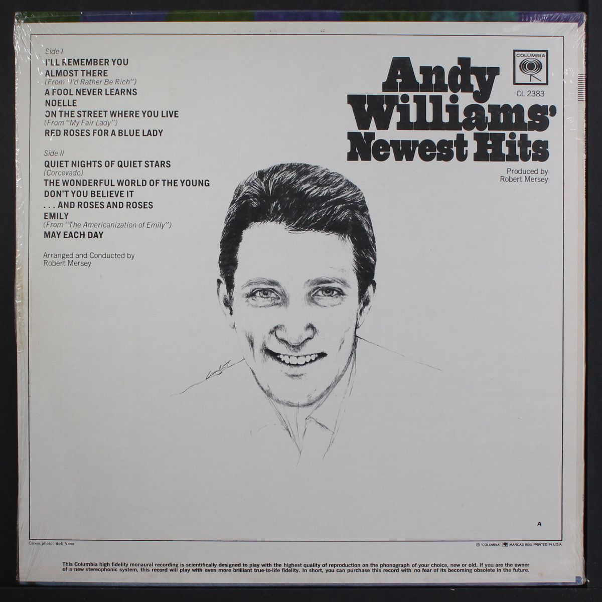 newest hits by ANDY WILLIAMS