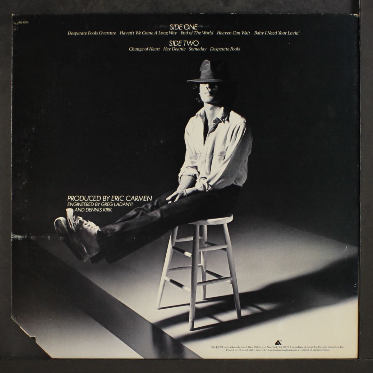 change of heart by ERIC CARMEN