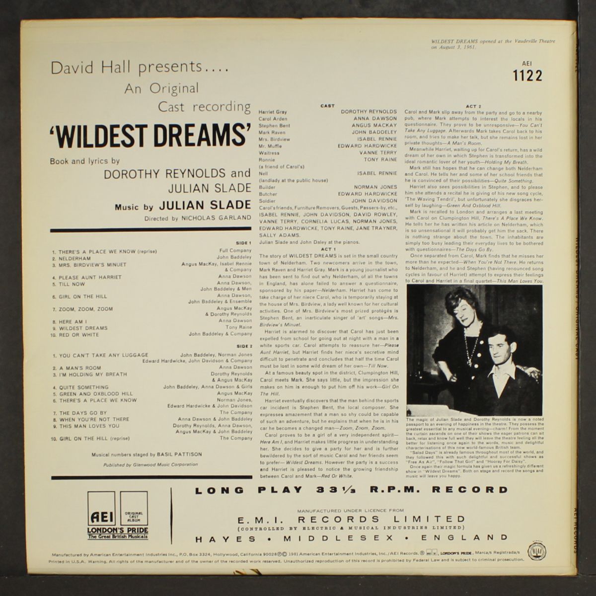 wildest dreams by ORIGINAL CAST
