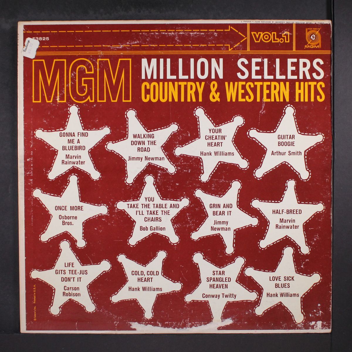 million sellers country & western hits, vol. 1 by VARIOUS