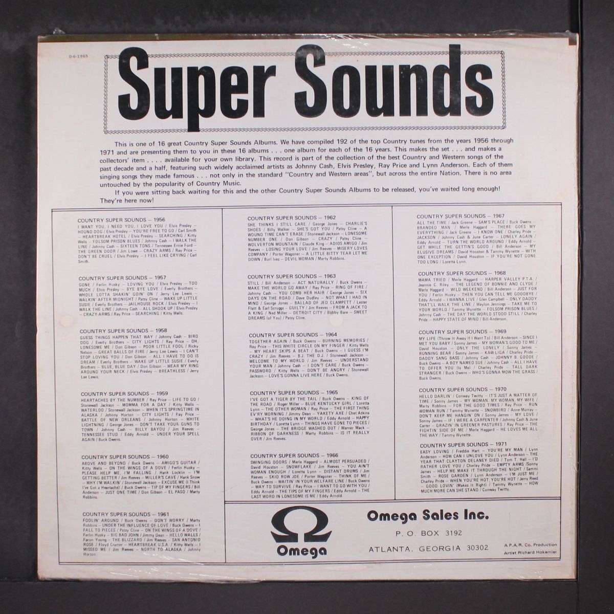 country super sounds 1965 by VARIOUS