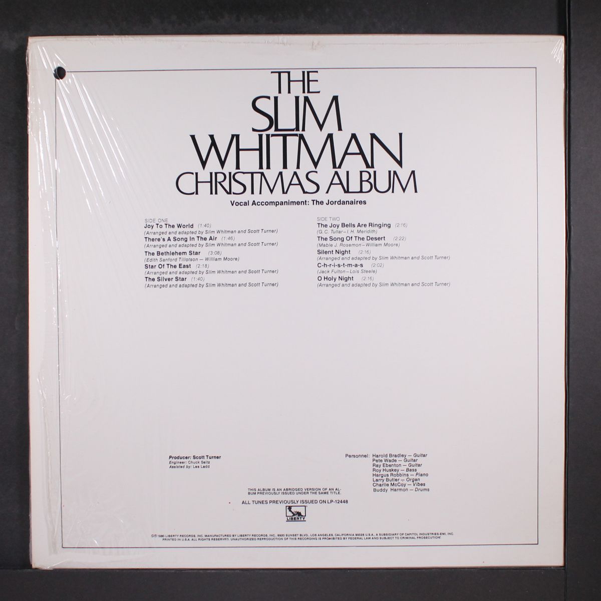christmas album by SLIM WHITMAN