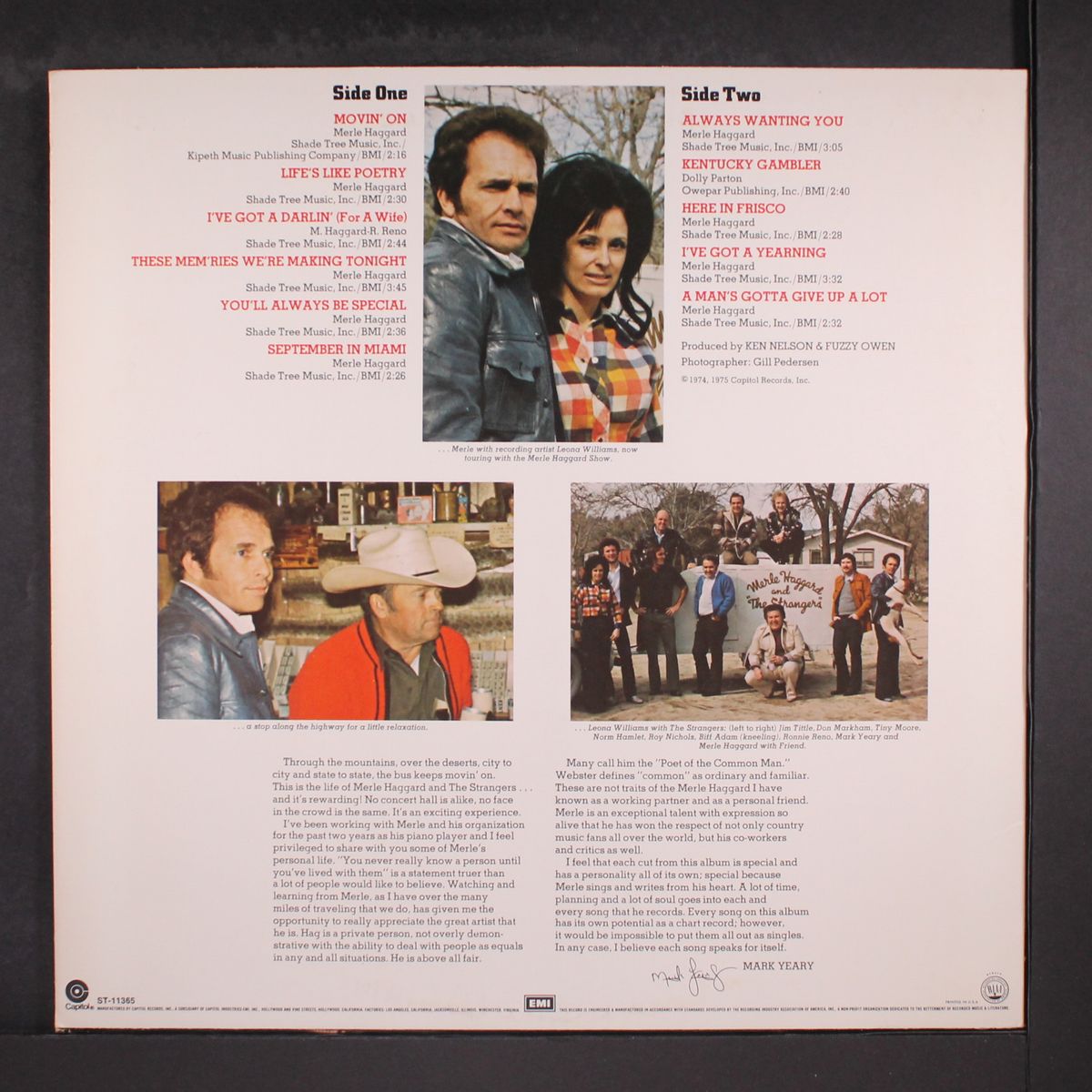 keep movin' on by MERLE HAGGARD