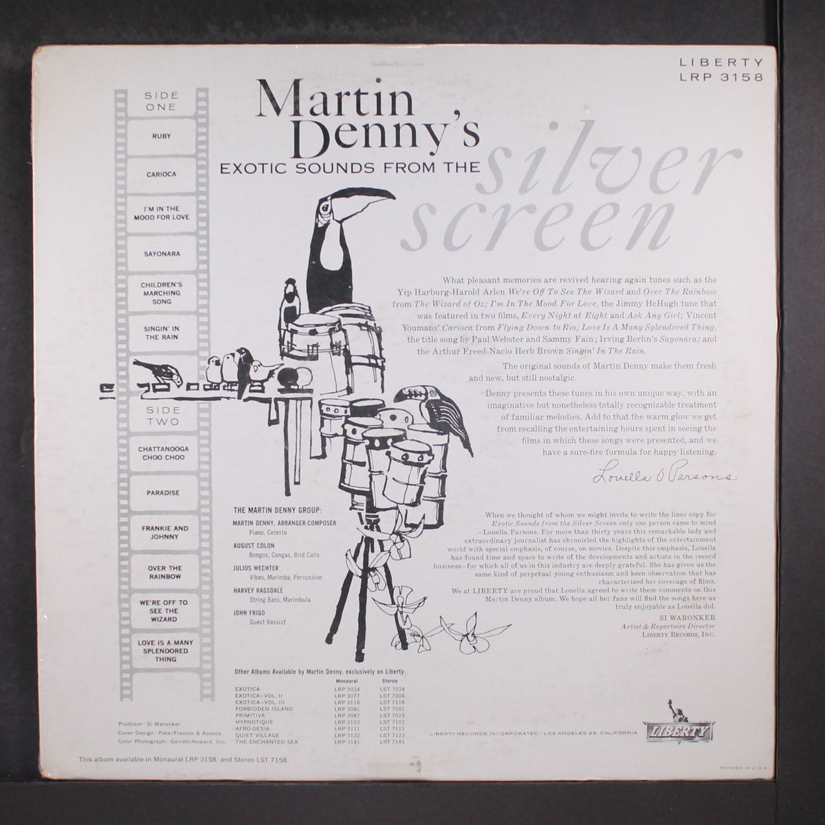 exotic sounds from the silver screen by MARTIN DENNY