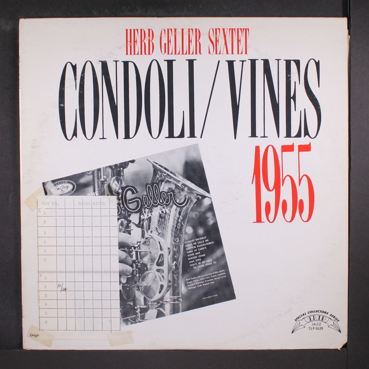 condoli/vines 1955 by HERB GELLER