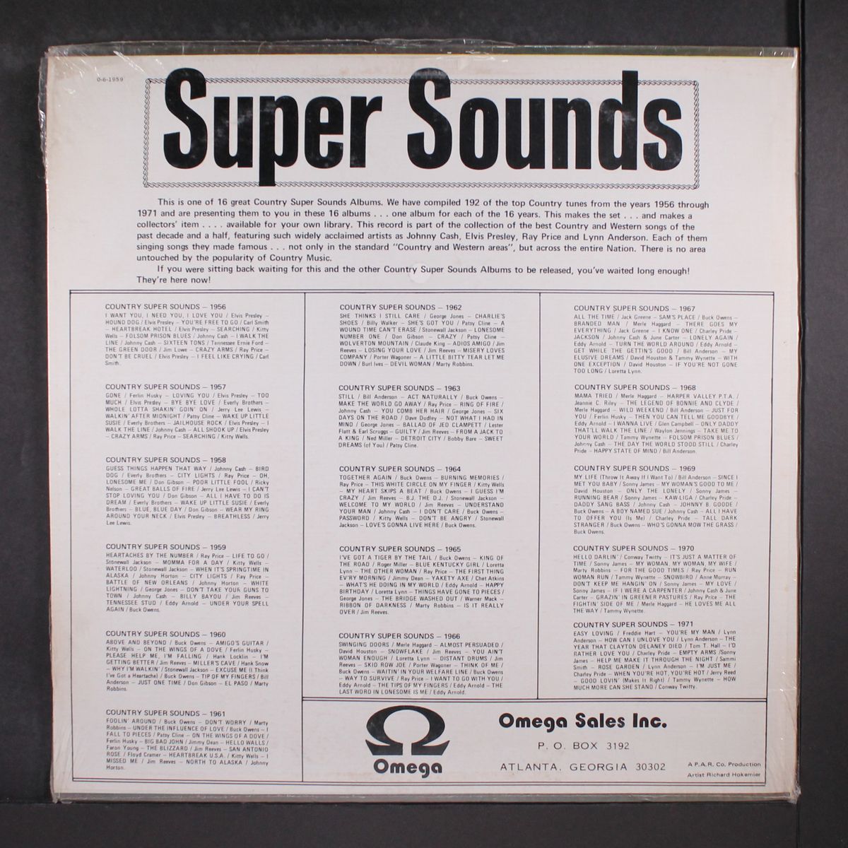 country super sounds 1959 by VARIOUS