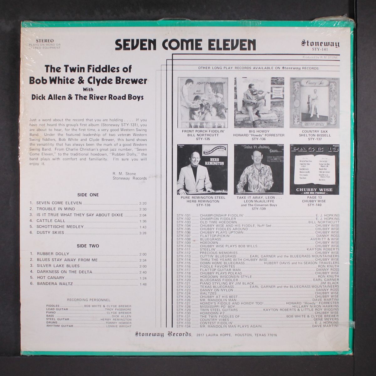 seven come eleven by BOB WHITE & CLYDE BREWER