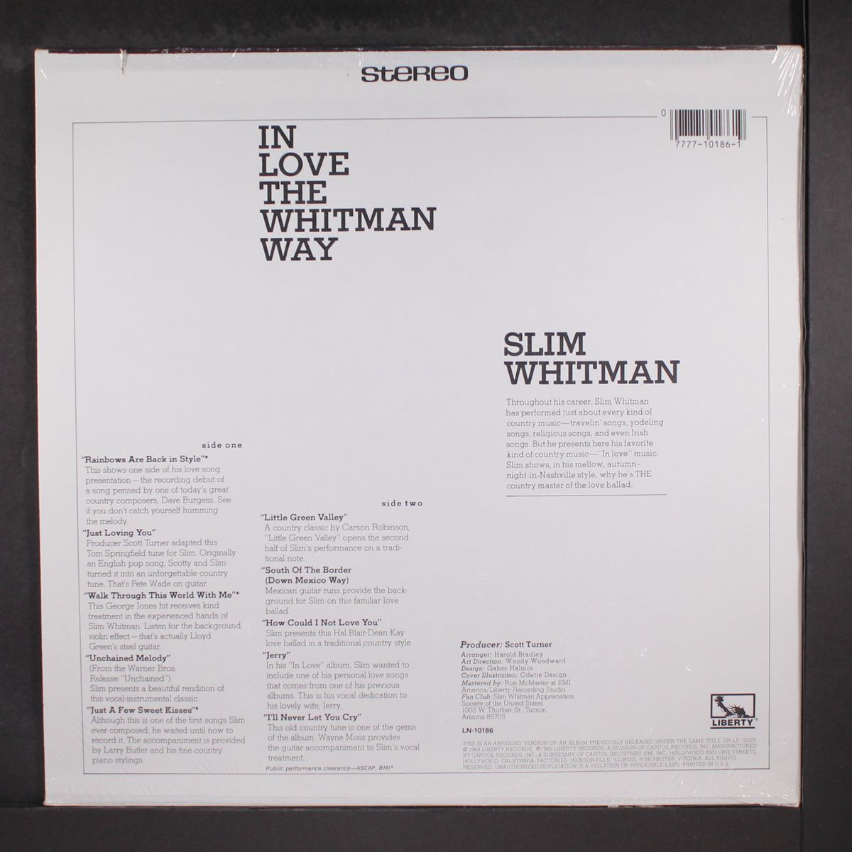 in love the whitman way by SLIM WHITMAN