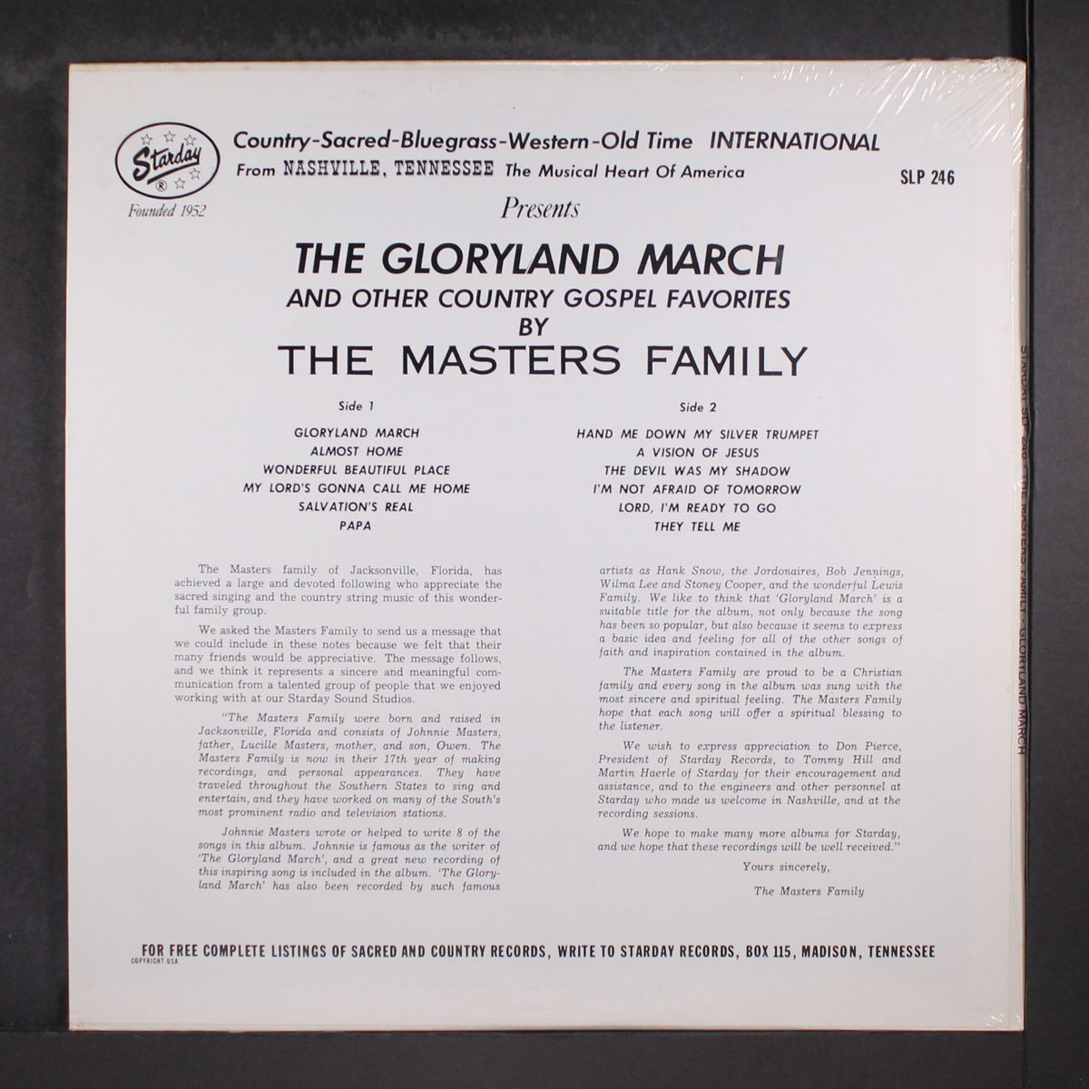 the gloryland march by MASTERS FAMILY