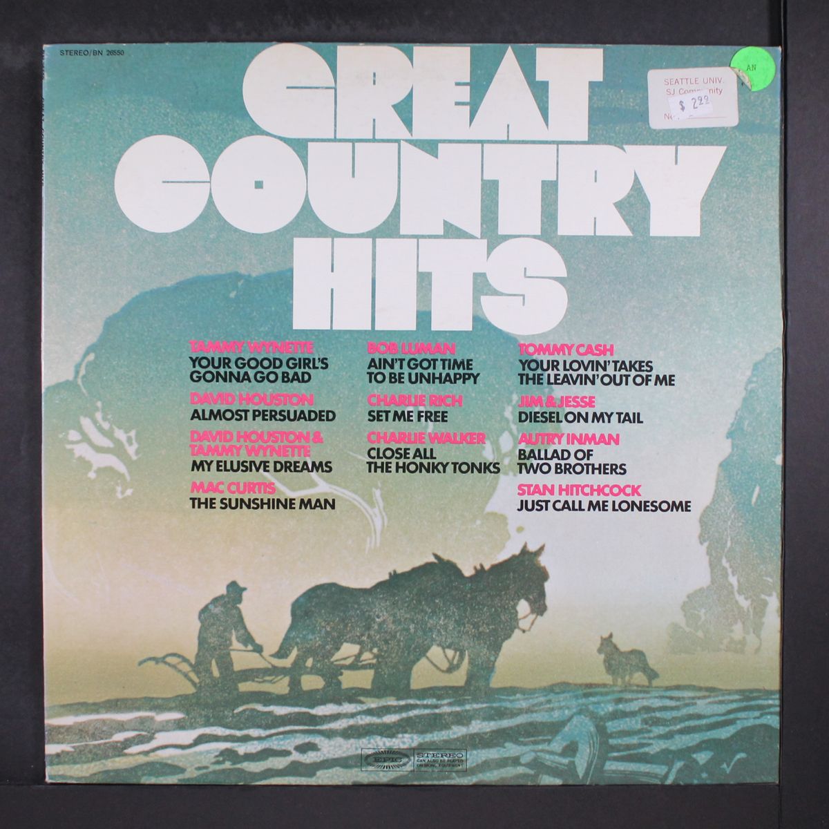 great country hits by VARIOUS