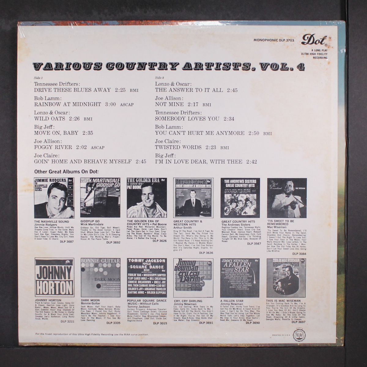 various country artists vol 4 by VARIOUS
