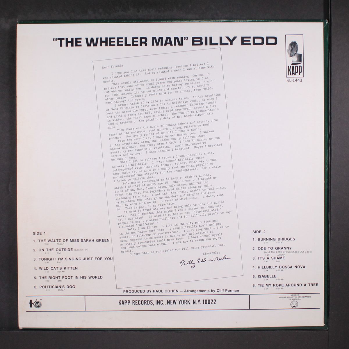 the wheeler man by BILLY EDD WHEELER