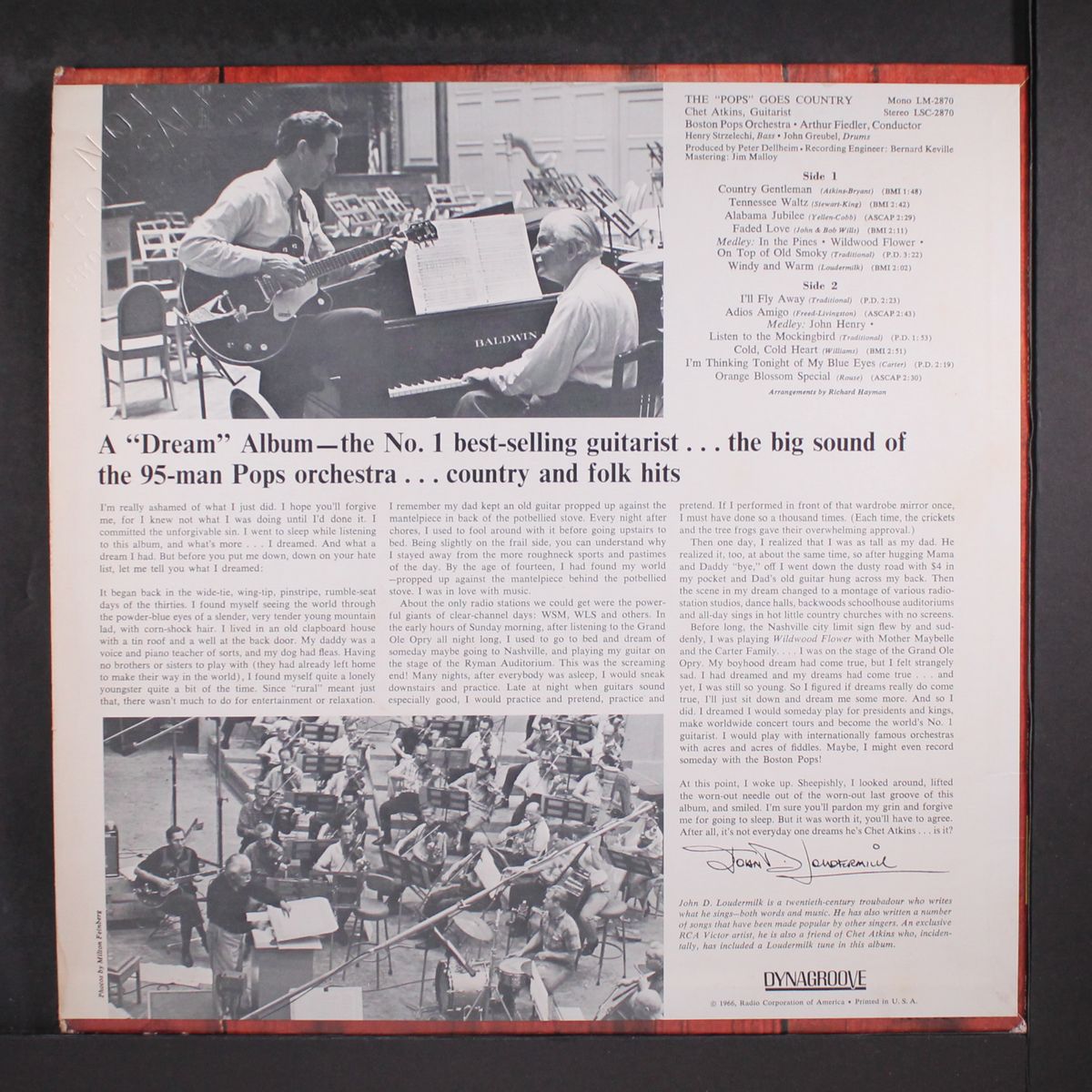 the pops goes country by CHET ATKINS & BOSTON POPS