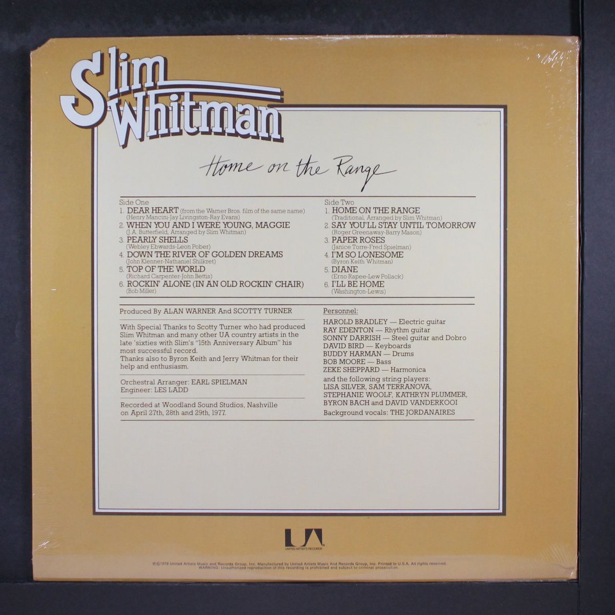 home on the range by SLIM WHITMAN