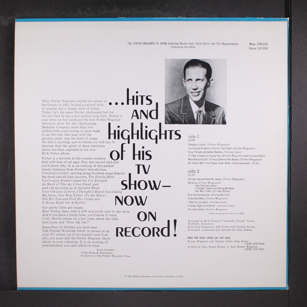 the porter wagoner show by PORTER WAGONER
