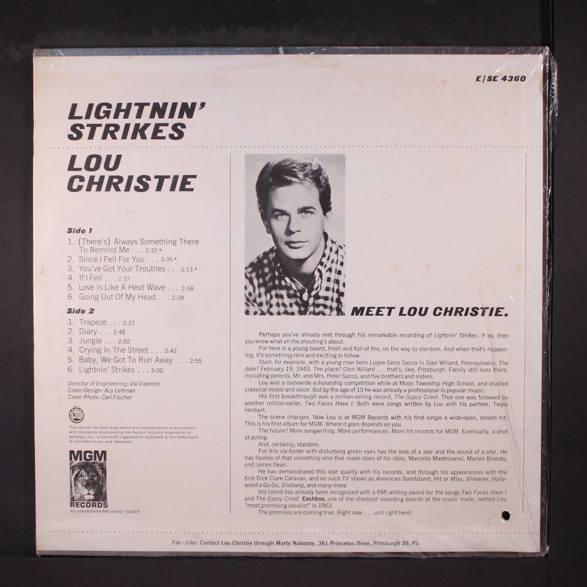 lightnin' strikes by LOU CHRISTIE