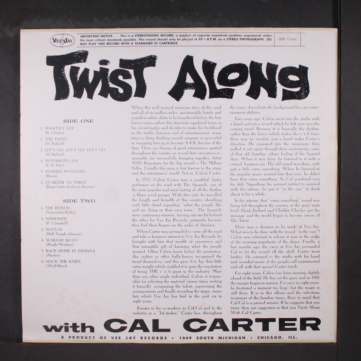 twist along by CAL CARTER