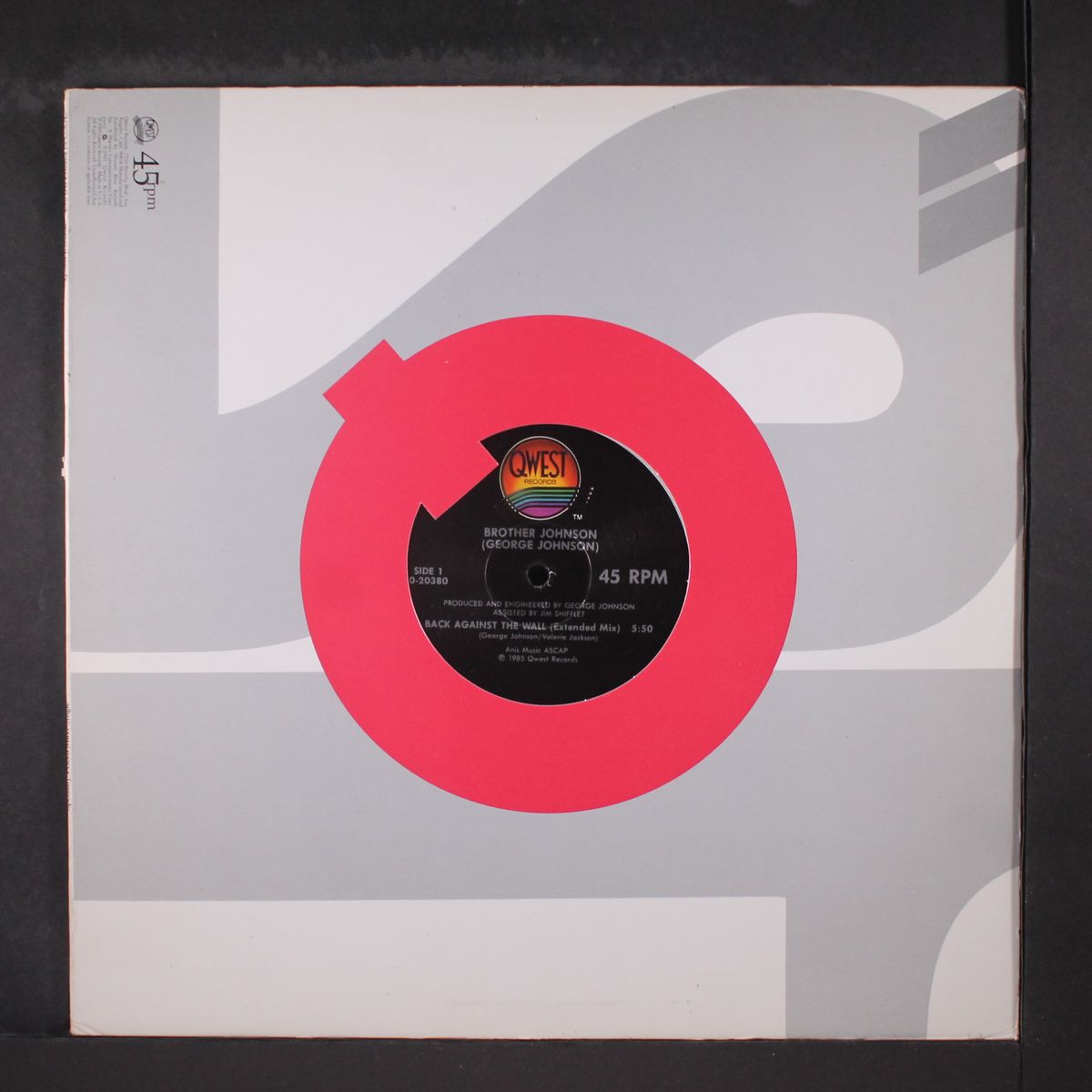 back against the wall by BROTHER JOHNSON (GEORGE JOHNSON)