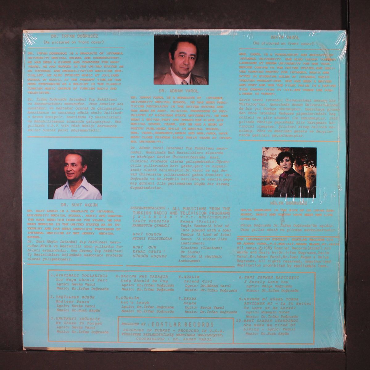 a feast of turkish music and poetry by IRFAN DOGRUSOZ, SEVIM VAROL