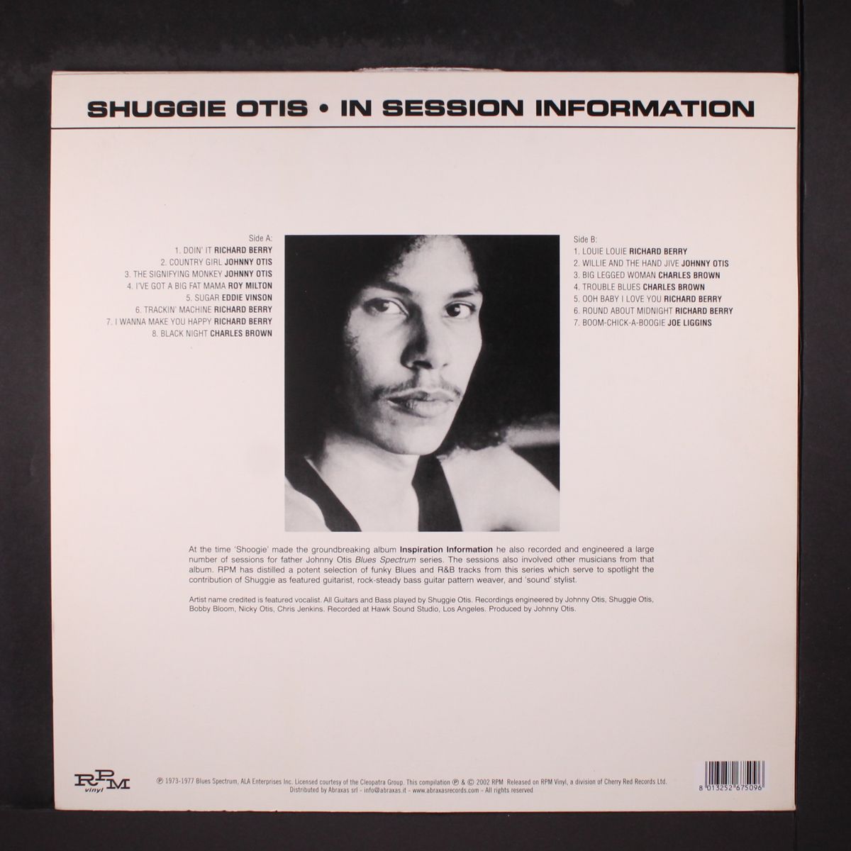 in session information by SHUGGIE OTIS